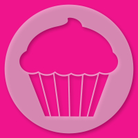 Tortenschablone Cupcake - Muffin