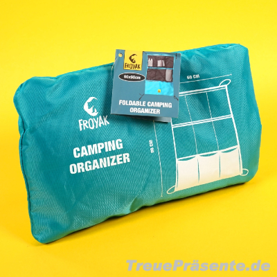 Faltbarer Camping-Organizer ca. 90 x 60 cm cm zum Aufhängen