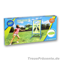 Frisbee-Wurfspiel inkl. Ziel-Torwand, verpackt ca. 52 x 26 cm