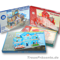 3D-Puzzle Bauwerke sortiert, ca. 44 x 29 cm