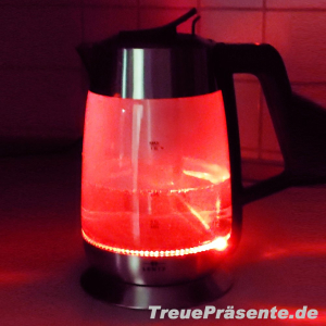 Wasserkocher 2in1 inklusive Teekocher und LED-Beleuchtung