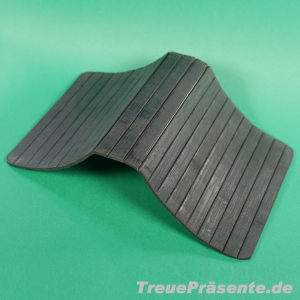 Armlehnen-Tablett aus Holz/Textil, flexibel, ca. 44 x 24 cm