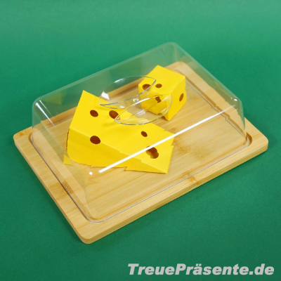 Käseglocke Bambus ca. 25 x 29 cm
