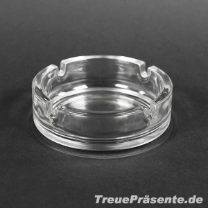 Glas-Aschenbecher, ca. 10,5 x 3 cm