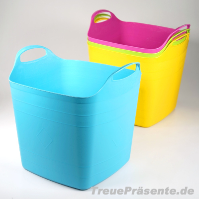 Eimer / Universal-Box flexibel, ca. 25 l, farblich sortiert