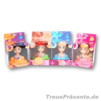 Frisier-Kopf mit Zubehör, ca. 10 cm, Lieferung sortiert