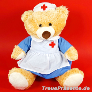 Plüsch-Bär Krankenschwester ca. 33 cm