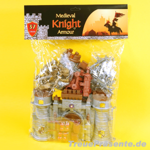 Ritterburg-Spielset 37-teilig im Beutel, ca. 42 x 30 cm