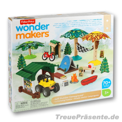 Holz-Bauset Campingplatz Fisher Price, ca. 33 x 28 cm