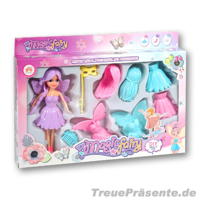 Elfen-Spielset inkl. Wechselkleidung, Schuhe und Accessoires