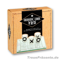 Trinkspiel Tic Tac Toe, inkl. 9 Gläsern, ca. 15 x 15 cm