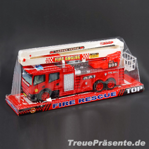 Feuerwehrauto in Einzelverpackung, ca. 42 x 18 cm