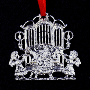 Pewter Ornament Angels with Organ – SilverStylePewter