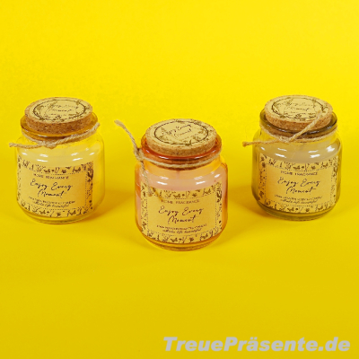 Duftkerze im Glas ca. 8 x 6 cm, Lieferung sortiert