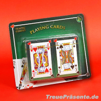 Spielkarten 2er-Set, 52 Karten plus Joker auf Karte