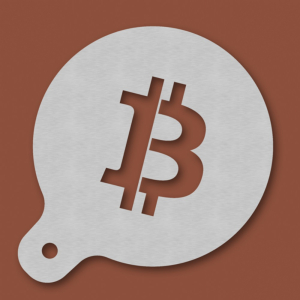 Cappuccino-Schablone Bitcoin