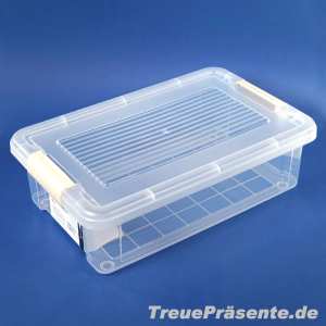 Vorratsdose 6 l transparent mit Klickverschlüssen