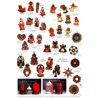 Sonderposten 2.000+ Wachs-Anhänger / Christbaumschmuck / Ornamente