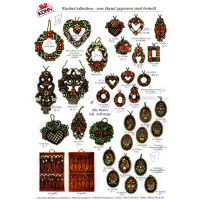 Sonderposten 2.000+ Wachs-Anhänger / Christbaumschmuck / Ornamente