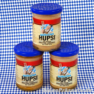 HUPSI Bayerischer Leberkas im Glas 380 g - Sonderpreis...
