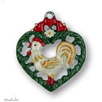 Anhänger Herz Hahn color - ausverkauft!