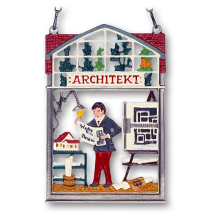 Pewter Picture Architect „Architekt“