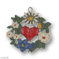 Anhänger Edelweißherz  - ausverkauft!