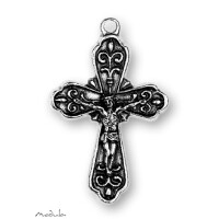 Anhänger kleines Kreuz mit Korpus antik - ausverkauft!