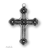 Anhänger Kreuz mit Kugeln antik - ausverkauft!