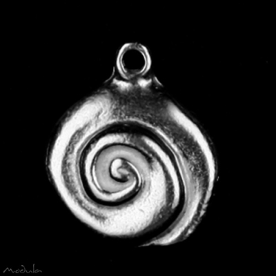 Anhänger Schnecke poliert