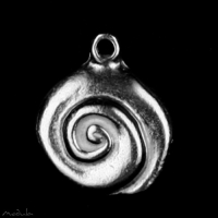Anhänger Schnecke poliert