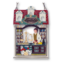 Pewter Picture Pharmacy "Apotheke"
