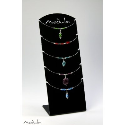 Display -101- Acrylglas schwarz für 5 Colliers