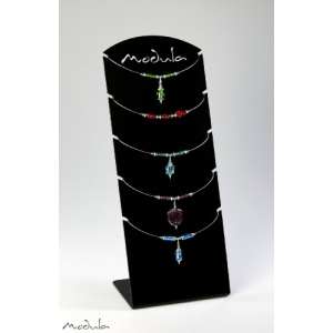 Display -101- Acrylglas schwarz für 5 Colliers