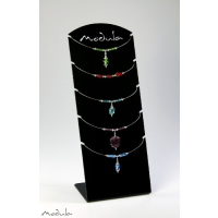 Display -101- Acrylglas schwarz für 5 Colliers