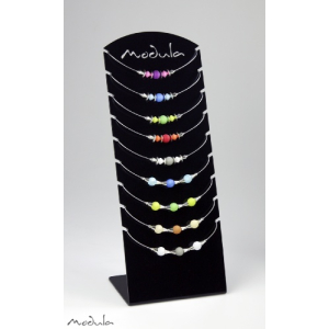 Display -105- Acrylglas schwarz für 9 Colliers