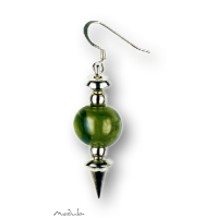 Ohrschmuck (1 Paar) -101- grün (Keramikperle)