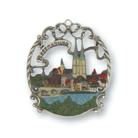 Magnet with Town Picture Regensburg