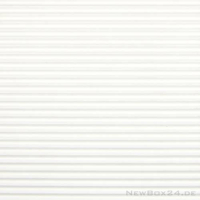 Wellkarton Farbe 01 weiß - offene Welle