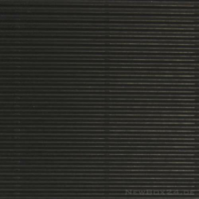 Wellkarton Farbe 02 schwarz - offene Welle