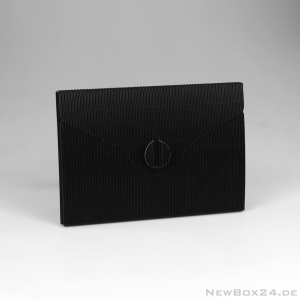 Wellkarton Farbe 02 schwarz - offene Welle