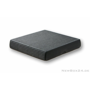 Wellkarton Farbe 02 schwarz - offene Welle