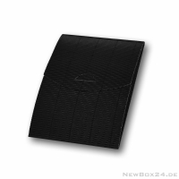 Wellkarton Farbe 02 schwarz - offene Welle