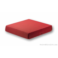 Wellkarton Farbe 03 rot - offene Welle