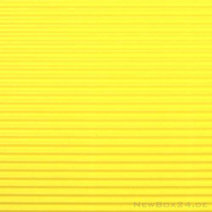 Wellkarton Farbe 05 gelb - offene Welle