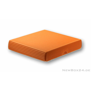 Wellkarton Farbe 07 orange - offene Welle