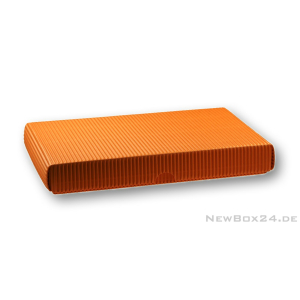 Wellkarton Farbe 07 orange - offene Welle