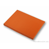 Wellkarton Farbe 07 orange - offene Welle