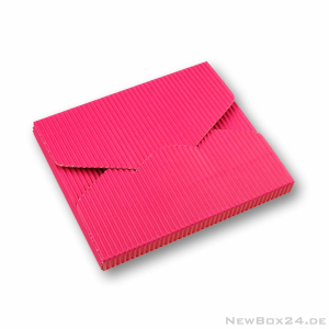 Wellkarton Farbe 15 pink - offene Welle