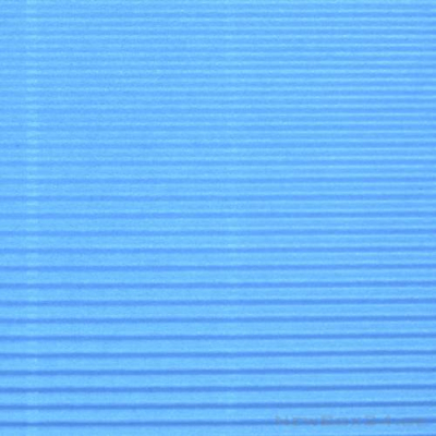 Wellkarton Farbe 24 mittelblau - offene Welle